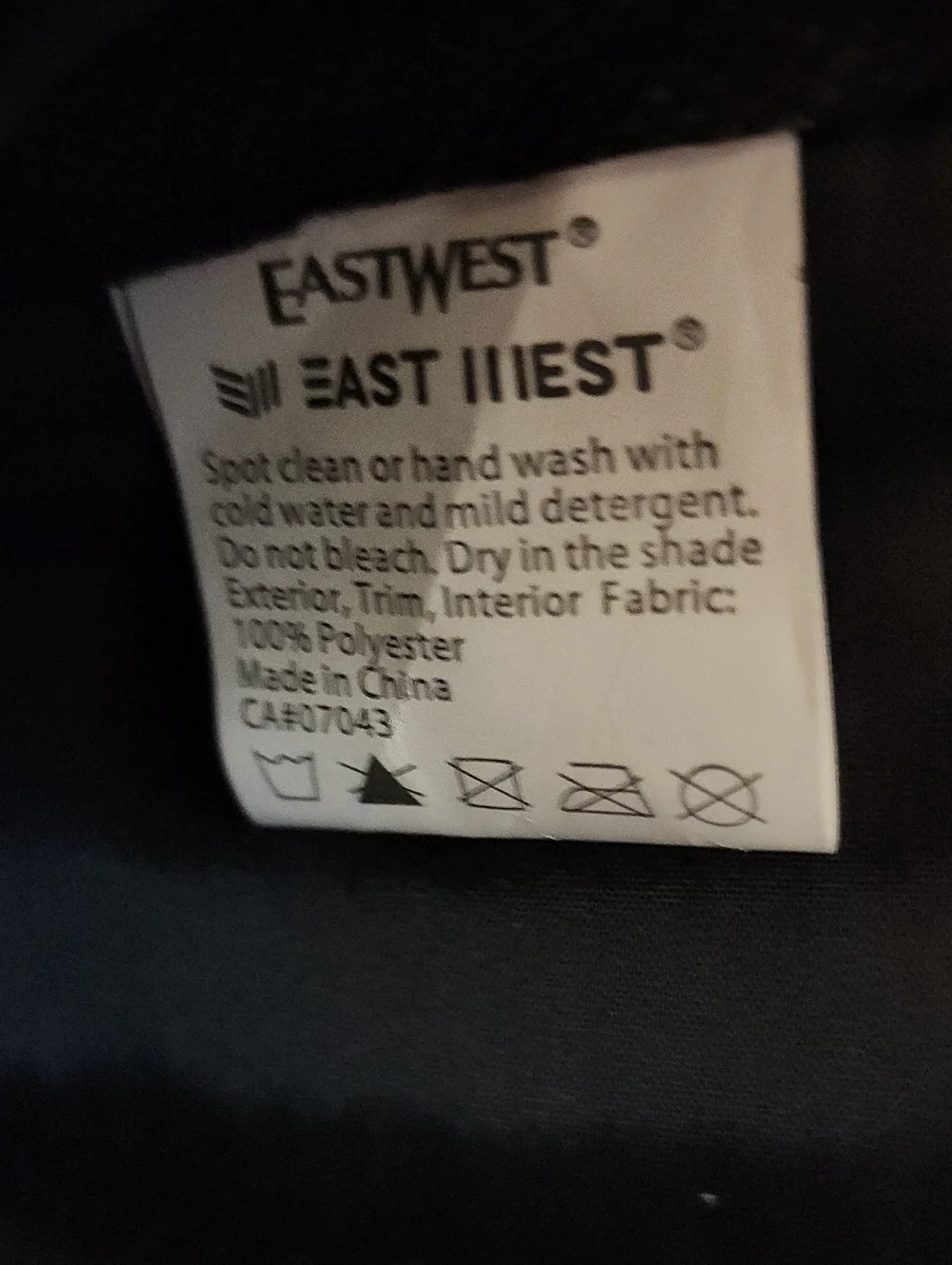 Eastwest Black Kids Backpack — Durable Everyday School Bag
